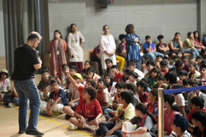 When Curiosity Met Storytelling: Amish Tripathi at Heritage Xperiential Learning School