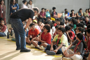 When Curiosity Met Storytelling: Amish Tripathi at Heritage Xperiential Learning School